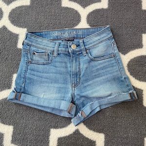 American Eagle High Rise Shortie Short